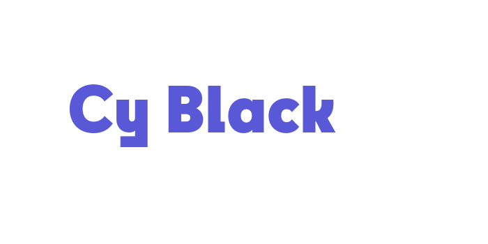 Cy Black Font Download