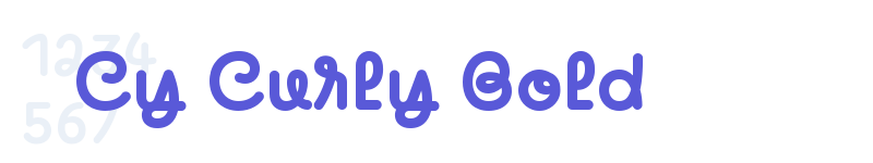 Cy Curly Bold-related font