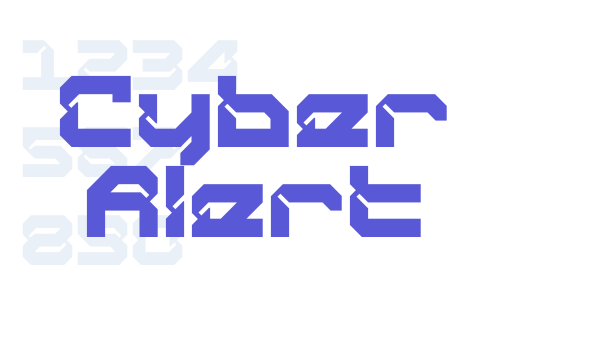 Cyber Alert Font