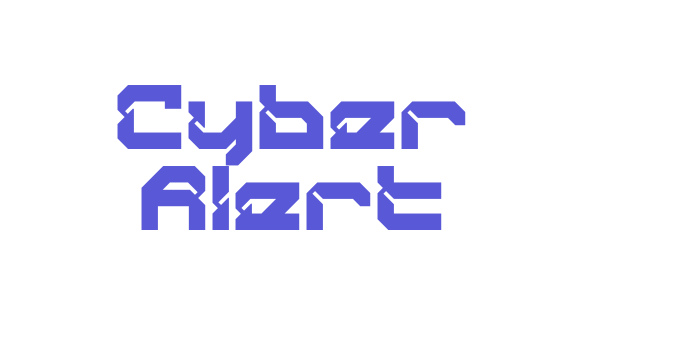 Cyber Alert Font Download