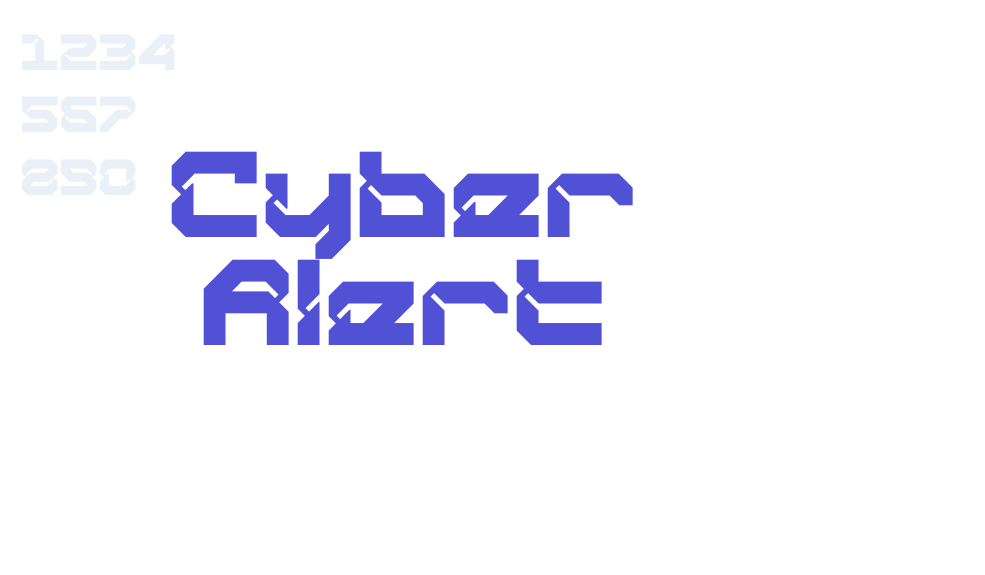 Cyber Alert-font-download