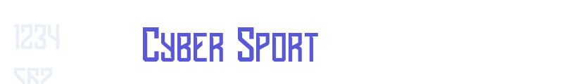 Cyber Sport font download