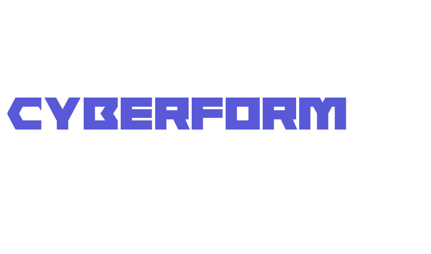 Cyberform Font Download