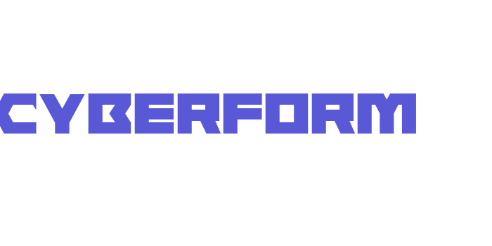 Cyberform Font Download