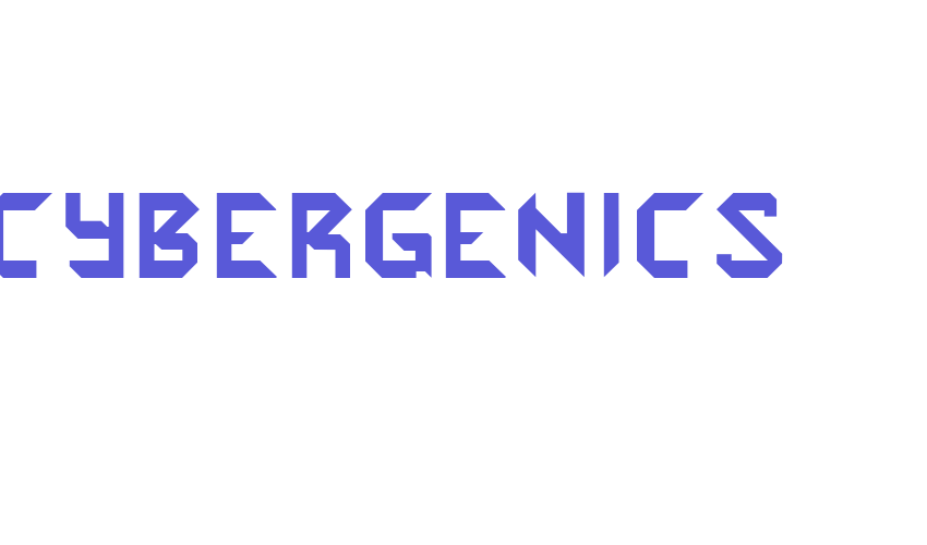 Cybergenics Font Download