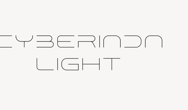 Cyberiada Light Font