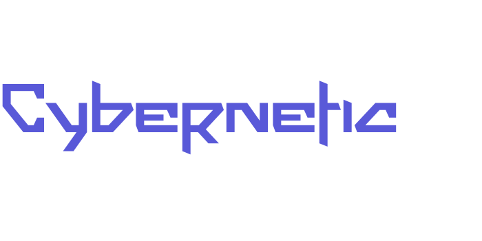 Cybernetic Font