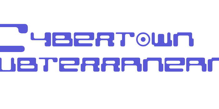 Cybertown Subterranean Font Download