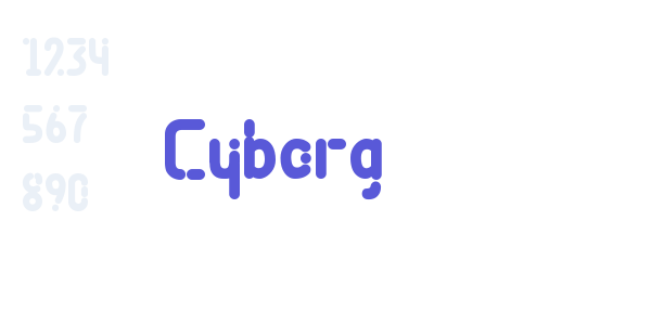 Cyborg font