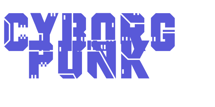 Cyborg Punk Font