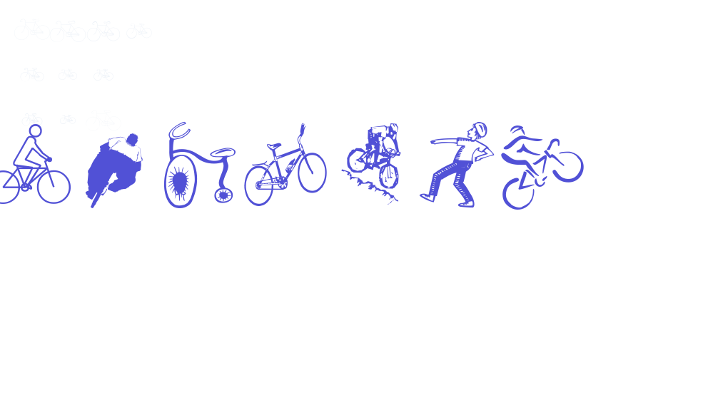 Cycling-font-download