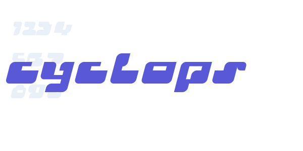 Cyclops font free