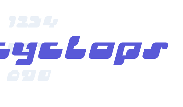 Cyclops Font