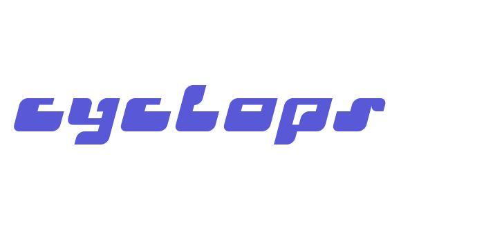 Cyclops Font Download