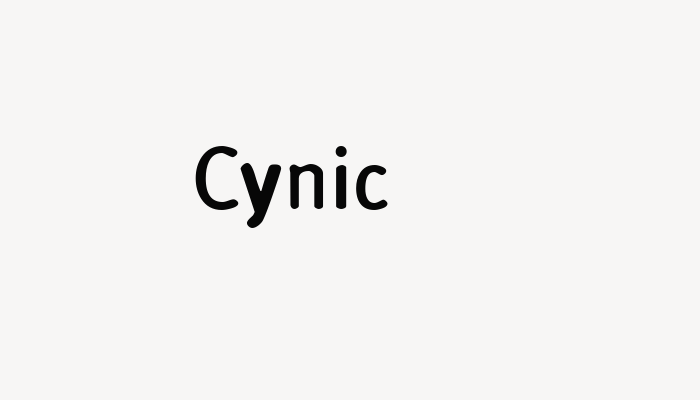 Cynic font download