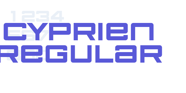 Cyprien Regular font free