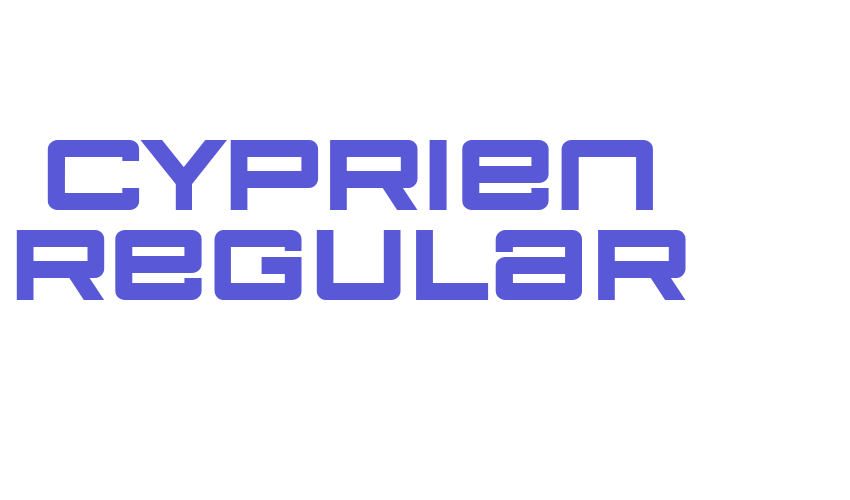 Cyprien Regular Font