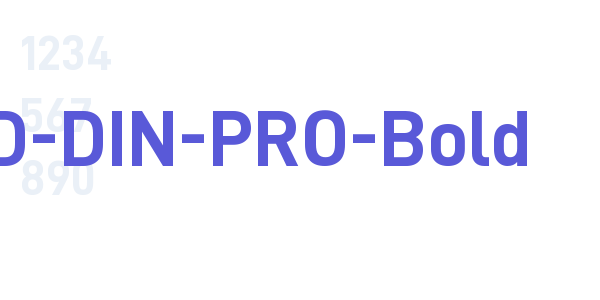 D-DIN-PRO-Bold font free