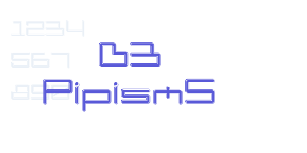 D3 PipismS font free