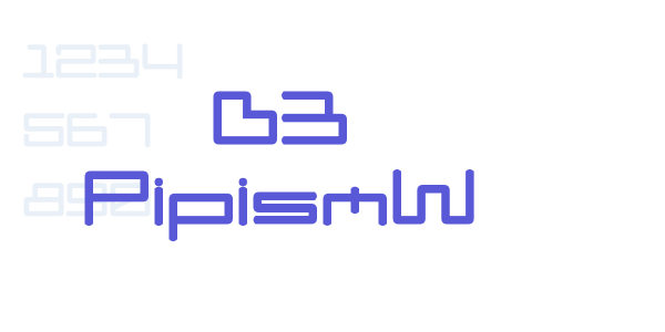 D3 PipismW font free