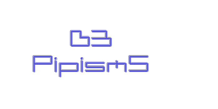 D3 PipismS Font Download