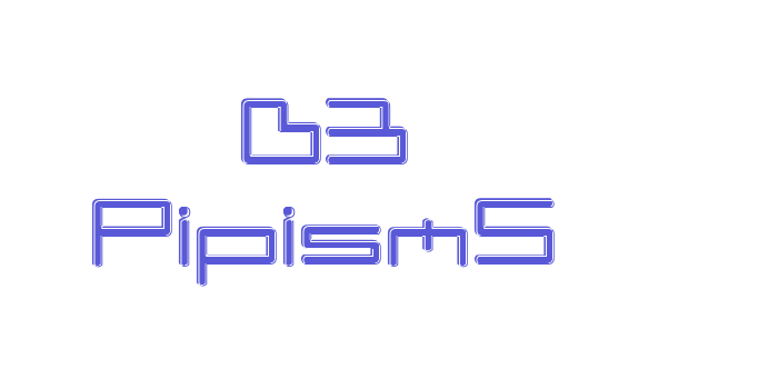 D3 PipismS Font