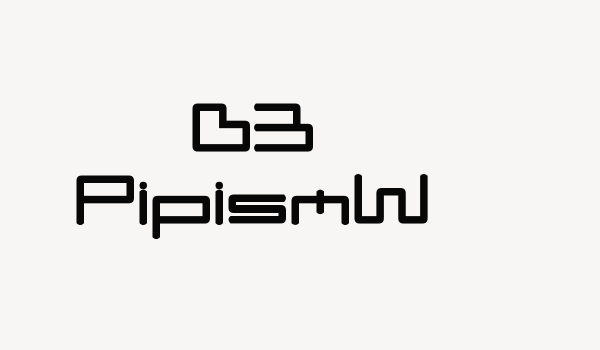 D3 PipismW Font