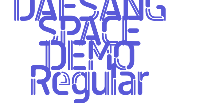 DAESANG SPACE DEMO Regular Font Download