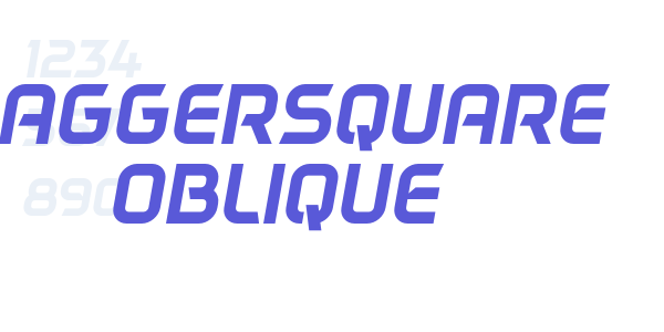 DAGGERSQUARE OBLIQUE font free