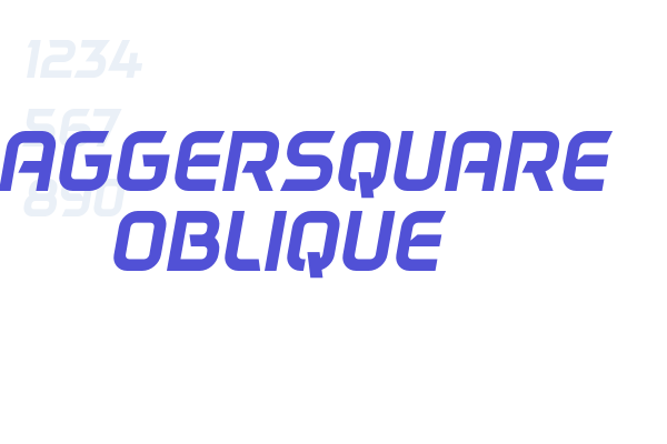 DAGGERSQUARE OBLIQUE Font Download