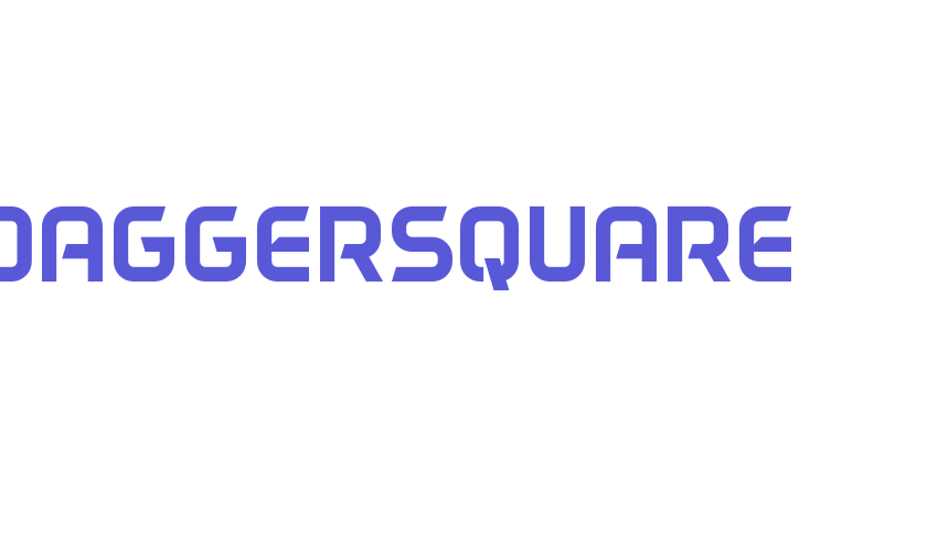 DAGGERSQUARE Font Download