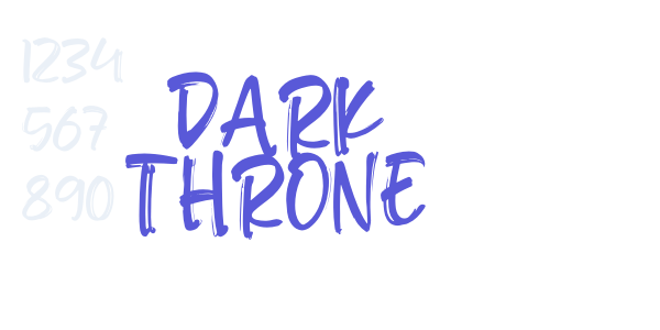 DARK THRONE font free