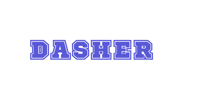 DASHER Font Download