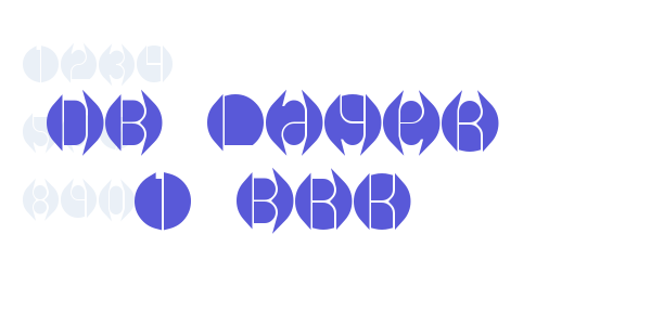 DB Layer 1 BRK font free