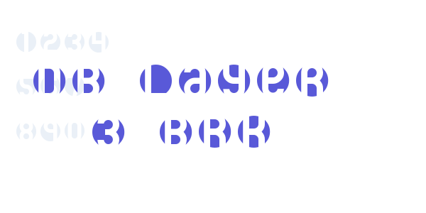 DB Layer 3 BRK font