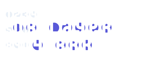 DB Layer 4 BRK font