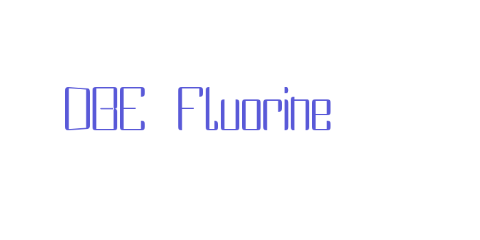 DBE Fluorine Font Download