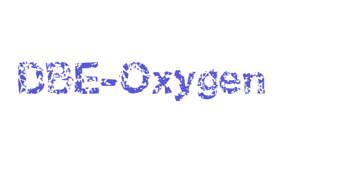 DBE-Oxygen Font Download