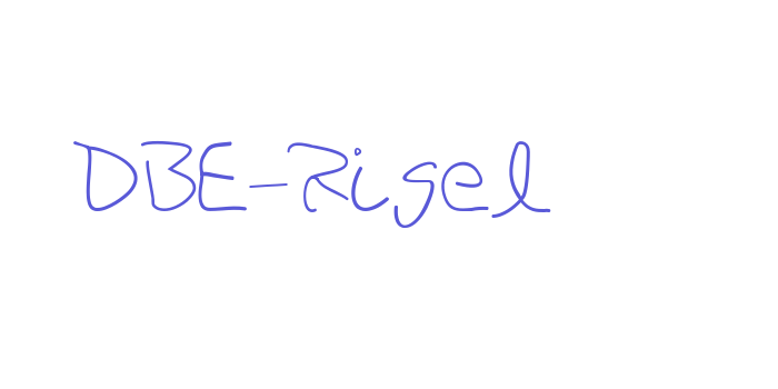 DBE-Rigel Font Download