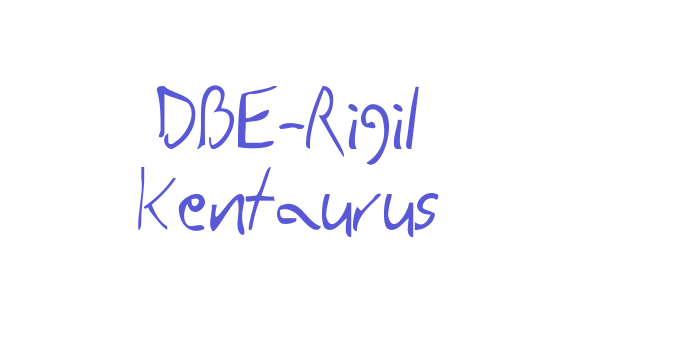 DBE-Rigil Kentaurus Font Download