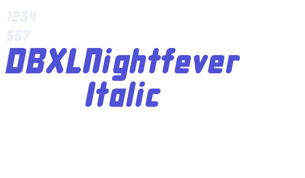 DBXLNightfever Italic-font-download