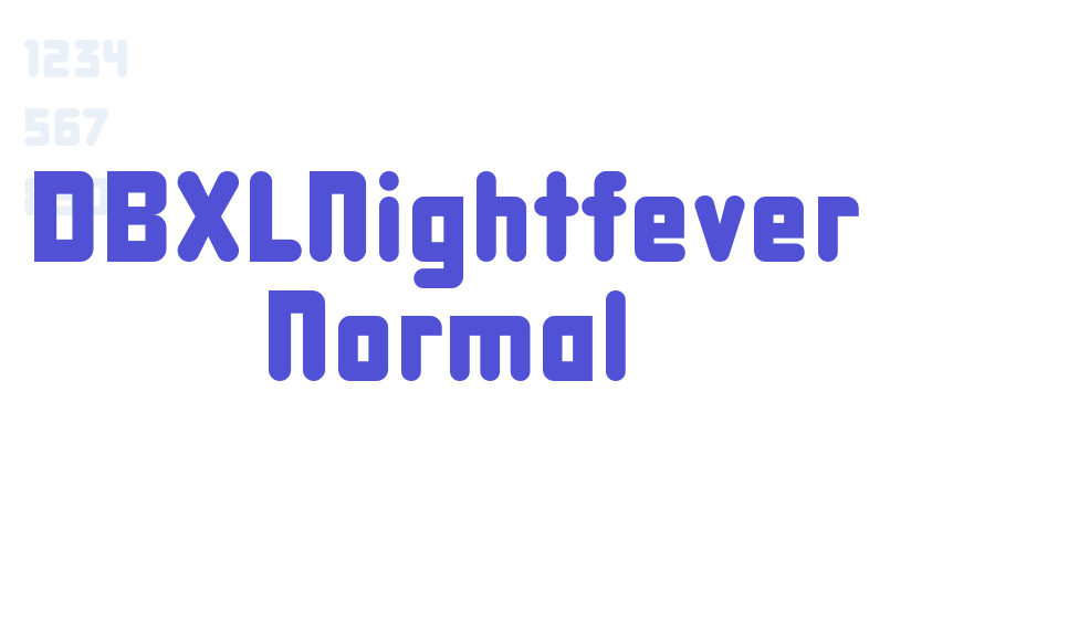 DBXLNightfever Normal-font-download