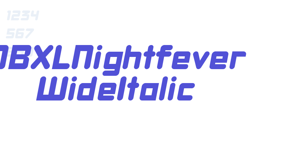 DBXLNightfever WideItalic-font-download