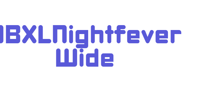 DBXLNightfever Wide Font Download