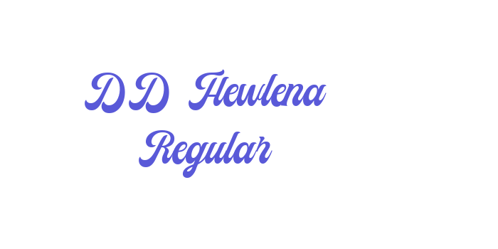 DD Hewlena Regular Font Download