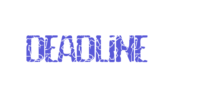 DEADLINE Font Download