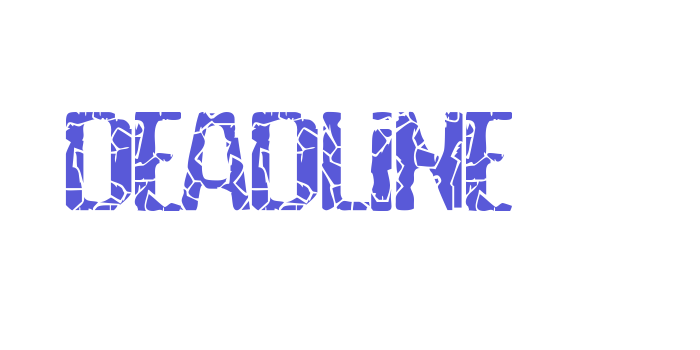 DEADLINE Font