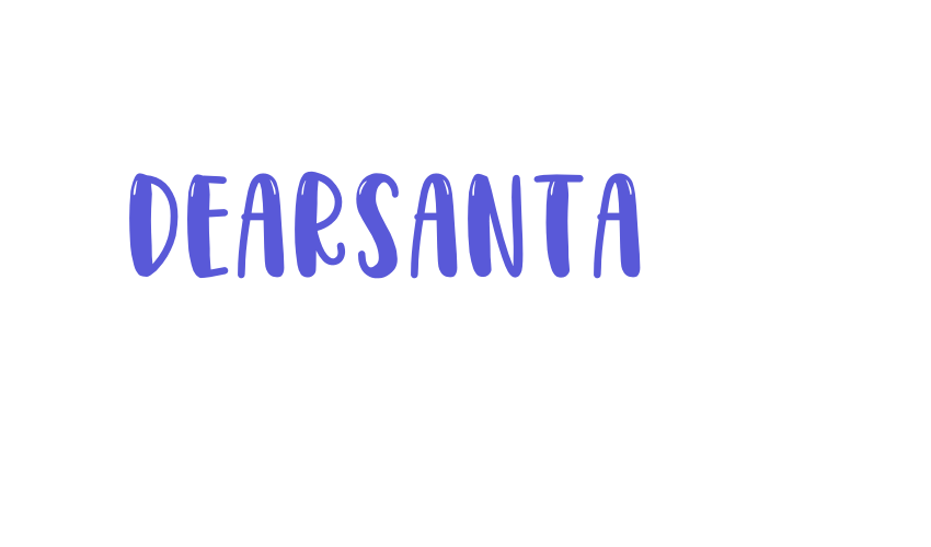 DEARSANTA Font