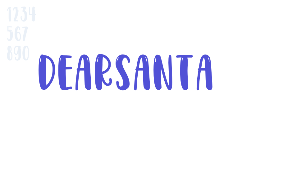 DEARSANTA-font-download