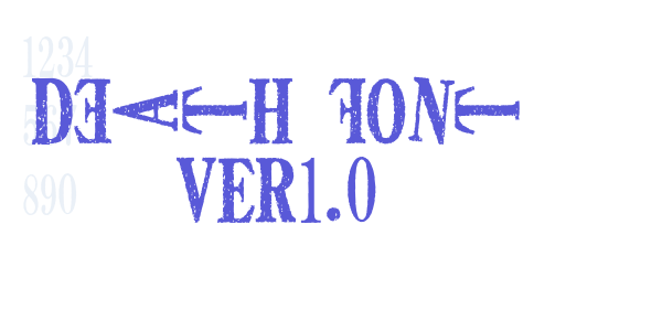 DEATH FONT ver1.0 font free